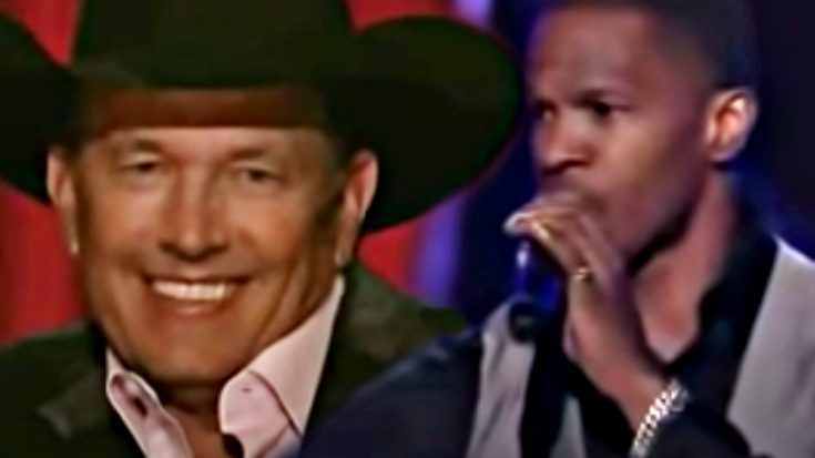 Jamie Foxx Honors George Strait With R&B Rendition Of “You Look So Good In Love” | Classic Country Music Videos