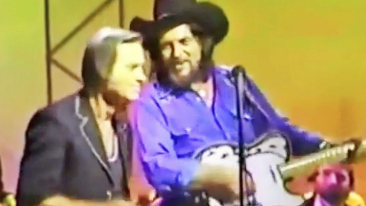 George Jones & Waylon Jennings Sing ‘Good Hearted Woman’ In Undated Clip | Classic Country Music Videos