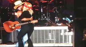 Miranda Lambert & Kenny Chesney Two-Step To George Strait Classic On Stage