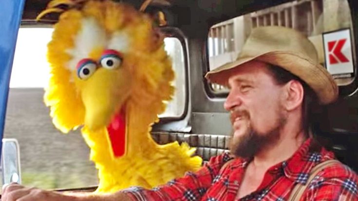 Waylon Jennings Sings Duet With Big Bird In 1985 ‘Sesame Street’ Movie ‘Follow That Bird’ | Classic Country Music Videos