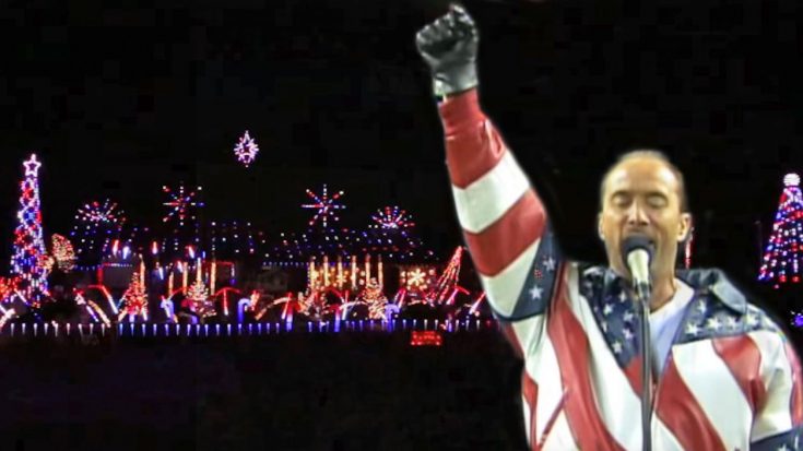 Christmas Lights Synchronized To ‘God Bless The USA’ Is The Ultimate Salute To Our Troops | Classic Country Music | Legendary Stories and Songs Videos