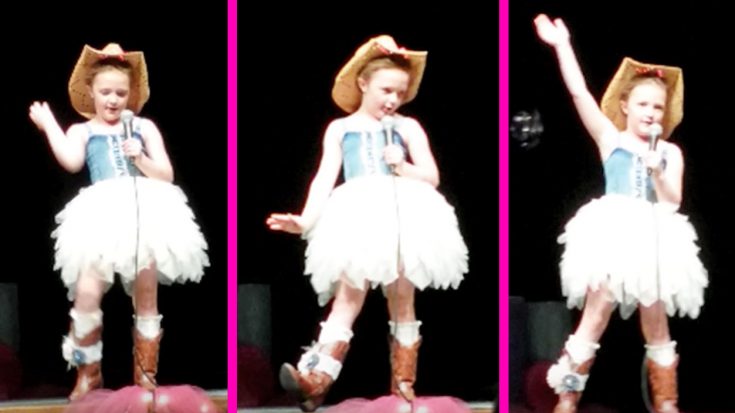 Spunky 7-Year-Old Cowgirl Struts Her Stuff In Adorable ‘Delta Dawn’ Performance | Classic Country Music Videos