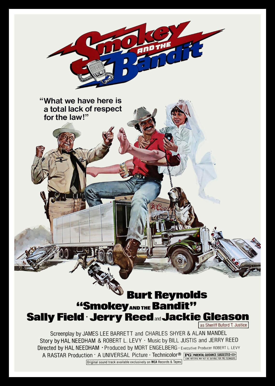 The movie poster for Smokey and the Bandit