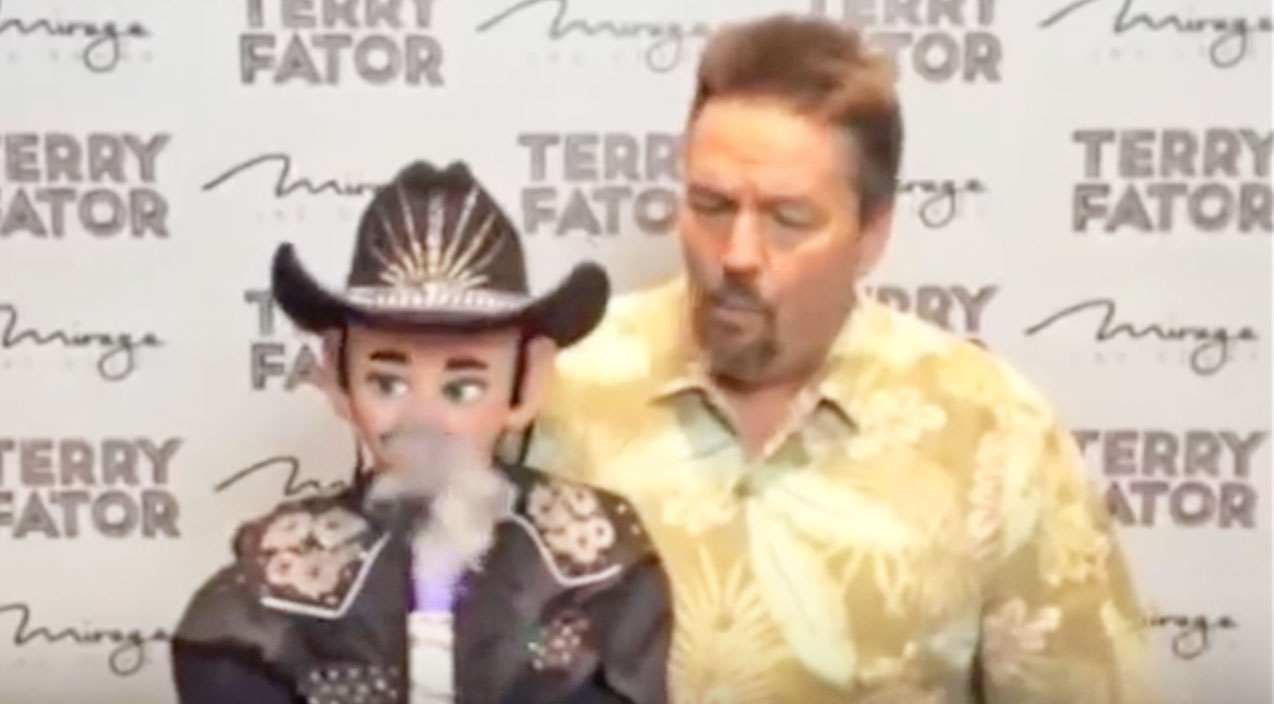 Singing Ventriloquist Terry Fator Delivers Willie Nelson Impression