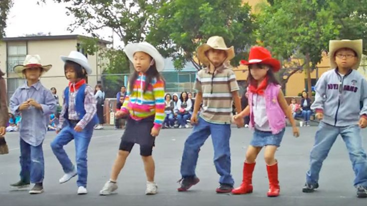 1st Grade Class Performs Line Dance To ‘Achy Breaky Heart’ | Classic Country Music | Legendary Stories and Songs Videos