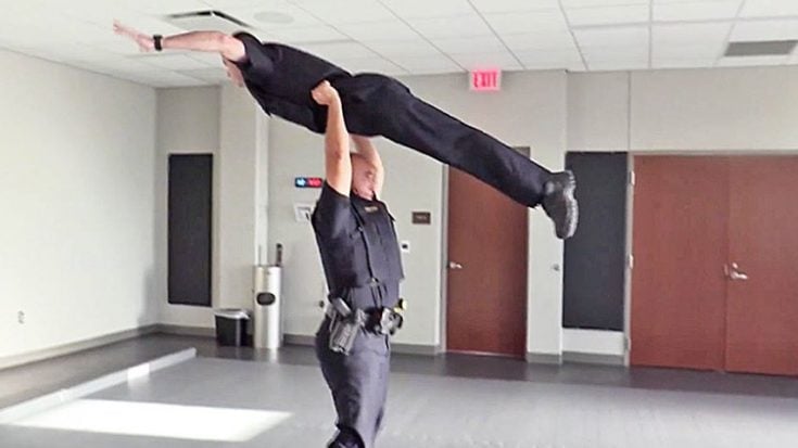 Police Officers Lip Sync To Flashdance Footloose And Do Dirty Dancing Lift Classic Country Music