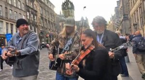 John Carter Cash & Friends Takes To Scotland Streets Singing “Will the Circle be Unbroken”
