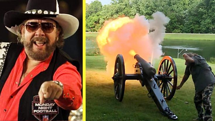 Hank Jr. Blasts Civil War Cannon For 70th Birthday Celebration | Classic Country Music Videos