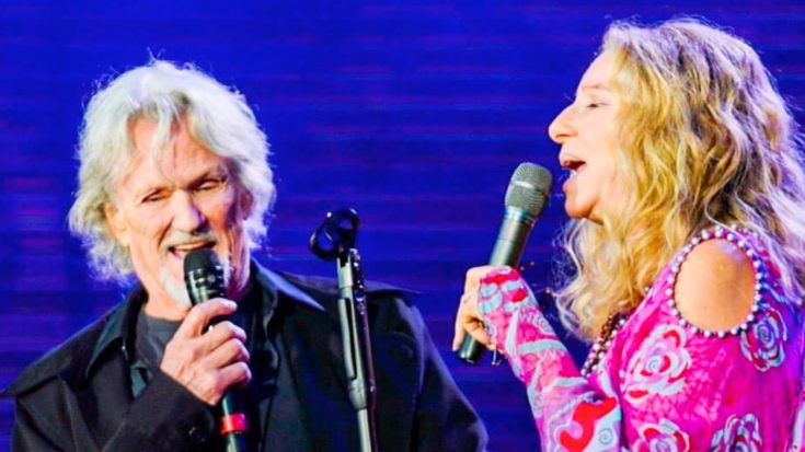 Kris Kristofferson And Barbra Streisand Recreate ‘A Star Is Born’ Duet 43 Years Later