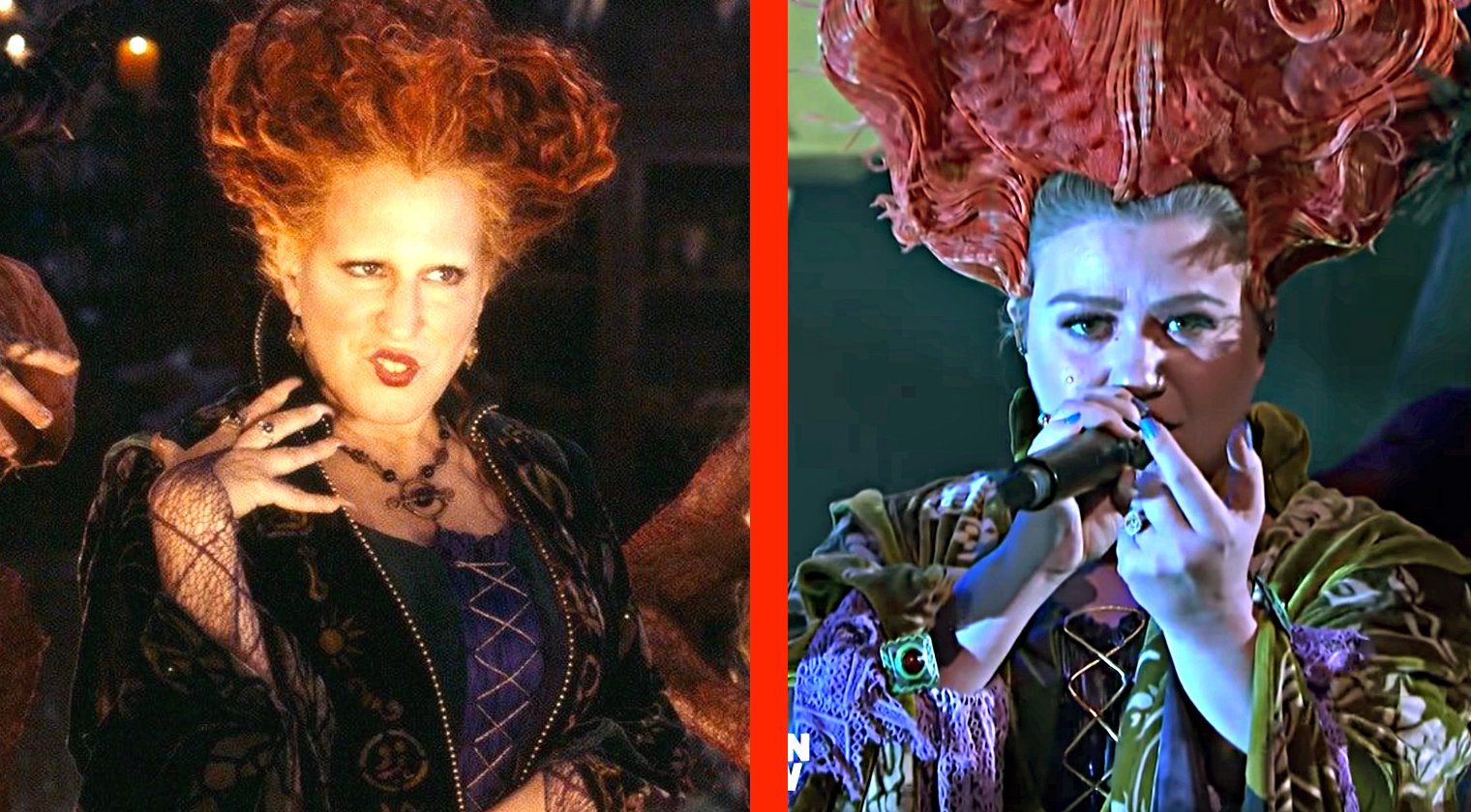 Kelly Clarkson Sings “I Put A Spell On You” In Full “Hocus Pocus” Look