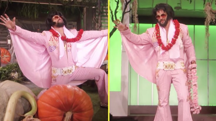 Actor Jason Mamoa Dresses Up As Elvis Presley On Halloween | Classic Country Music Videos