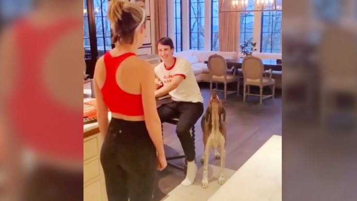Tim McGraw & Faith Hill’s Daughter Maggie Howls With Pet Dog Stromboli | Classic Country Music Videos