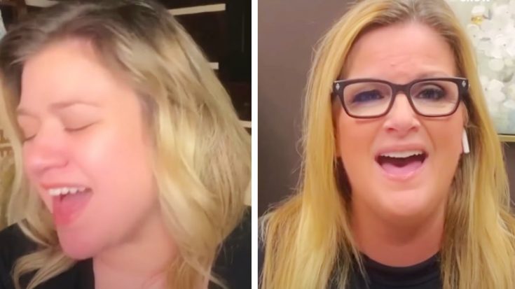 Trisha Yearwood & Kelly Clarkson Deliver Virtual Duet Of Trisha’s “Believe Me Baby (I Lied)” | Classic Country Music Videos