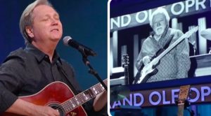 Steve Wariner Honors Jimmy Capps With “Holes In The Floor Of Heaven” At Opry