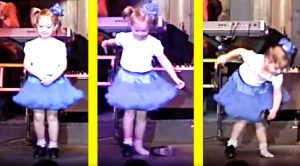 5-Year-Old Clogger At The Kentucky Opry Loses Her Shoe – But Keeps Going