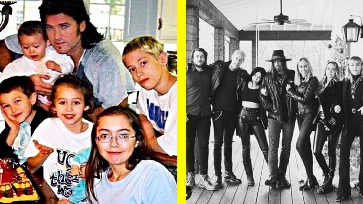 Billy Ray Cyrus Has 6 Children – These 6+ Photos Will Introduce Them | Classic Country Music | Legendary Stories and Songs Videos