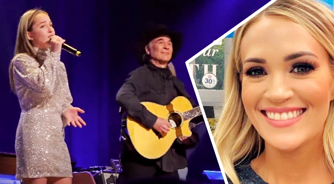 Clint Black, his daughter Lily Pearl, and Carrie Underwood
