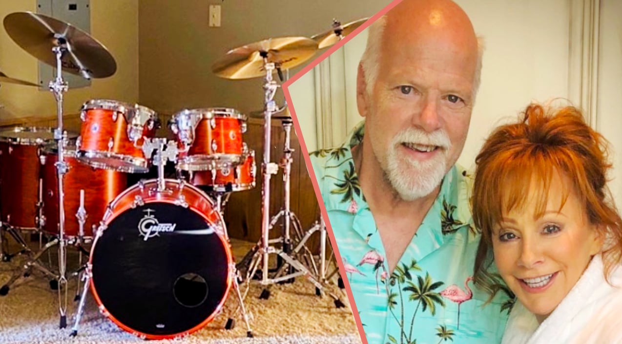 Reba Gives Boyfriend Rex Linn A Drum Set For His Birthday