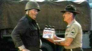 John Wayne & R. Lee Ermey Star In 1992 Coors Light Ad