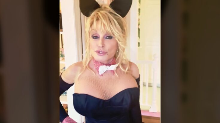 Dolly Parton Wears Bunny Suit For Husband s Birthday Surprise