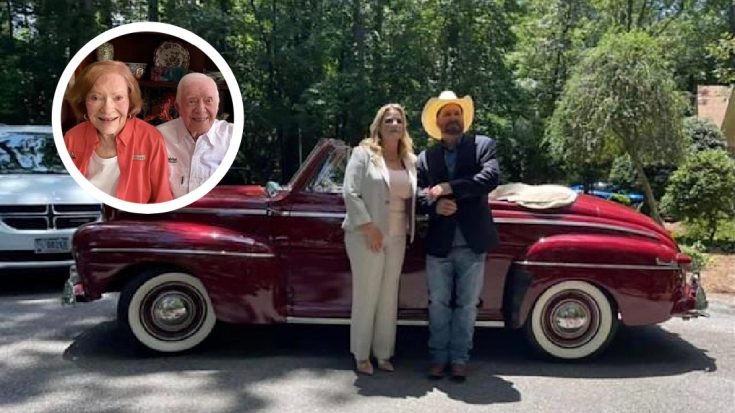 Garth Brooks, Trisha Yearwood Gifted Jimmy Carter And Wife A Classic Car For Anniversary | Classic Country Music | Legendary Stories and Songs Videos