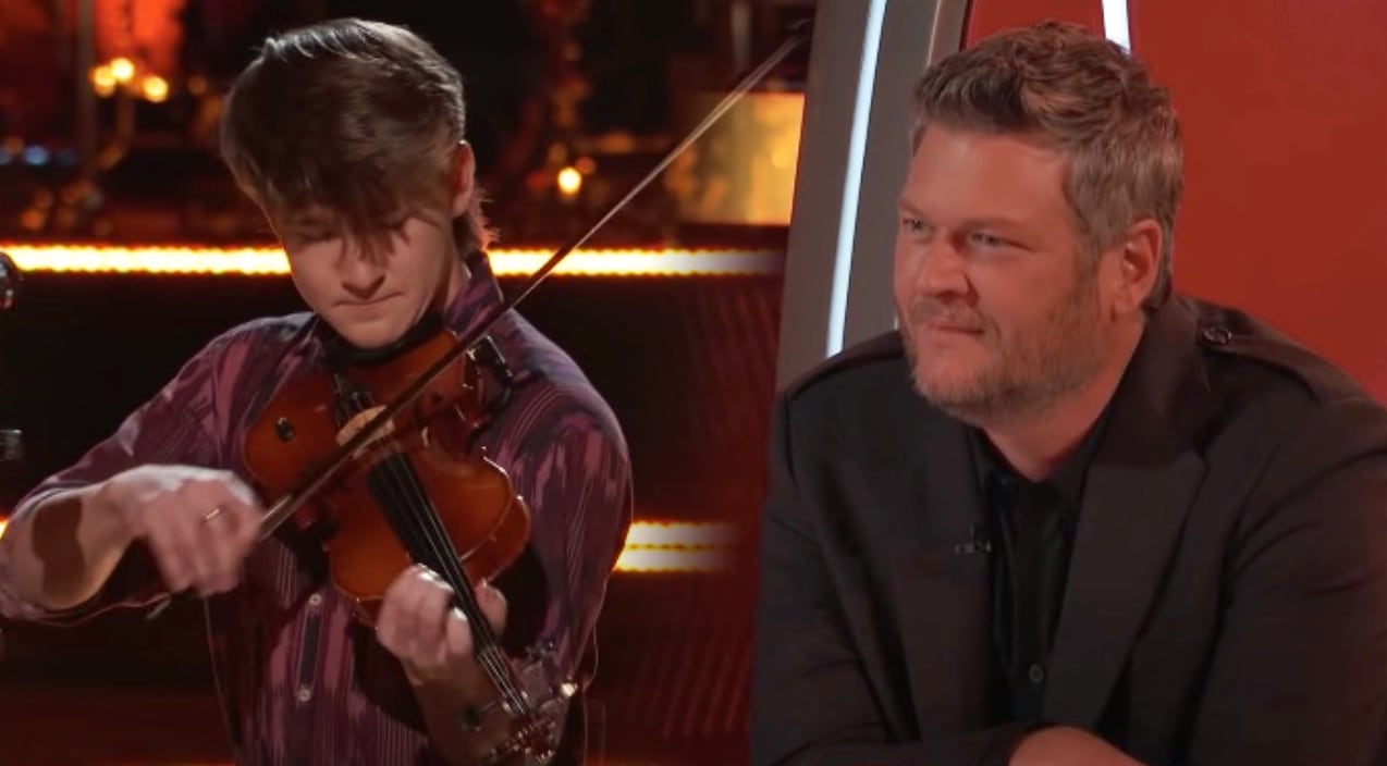 "Voice" Contestant Brings Out Fiddle For Performance Of George Strait Song
