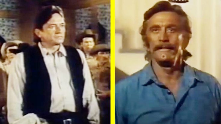 On This Day In 1971: Johnny Cash & Kirk Douglas’ “A Gunfight” Debuts In Theaters | Classic Country Music Videos