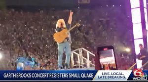 Garth Brooks Concert Just Registered As Small Earthquake