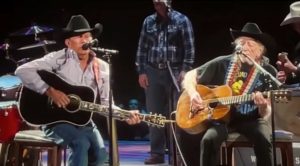George Strait & Willie Nelson Join Forces To Sing “Pancho And Lefty” In Texas
