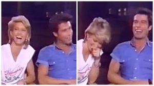 Olivia Newton-John, John Travolta Can’t Stop Laughing In ‘Grease’ Interview