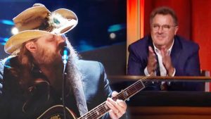 Chris Stapleton Pays Tribute To Vince Gill With Chilling “Whenever You Come Around” Cover