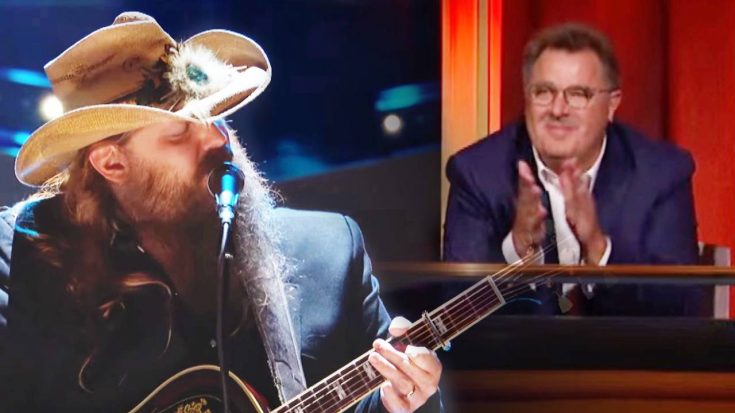 Chris Stapleton Pays Tribute To Vince Gill With Chilling “Whenever You Come Around” Cover | Classic Country Music Videos