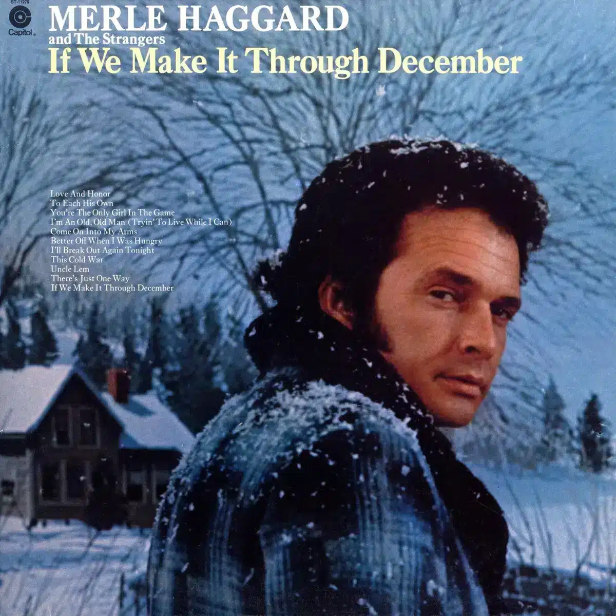 Cover art for the Merle Haggard album "If We Make It Through December"