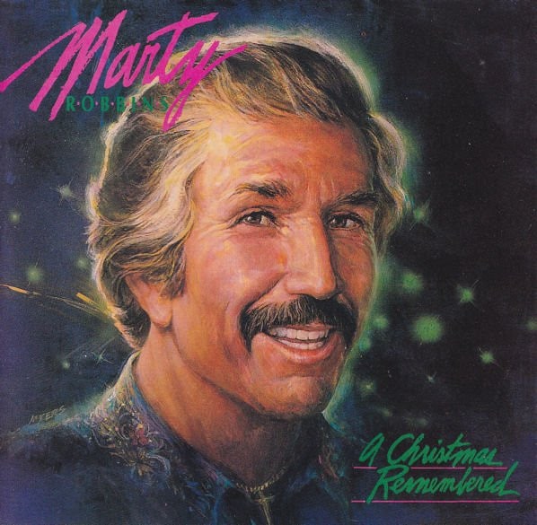 The cover art for the Marty Robbins album "A Christmas Remembered"