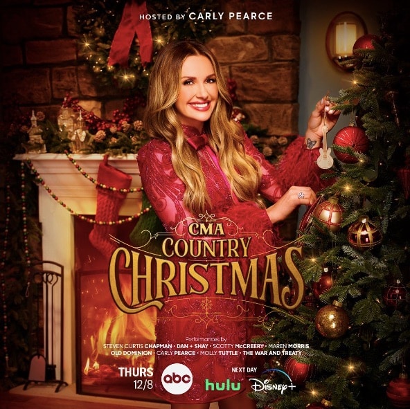 Carly Pearce hosted "CMA Country Christmas" in 2022