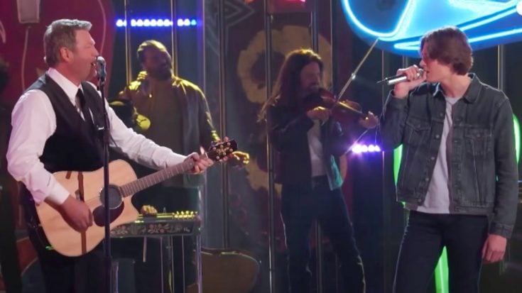 Brayden Lape Sings Alan Jackson’s “Chasin’ That Neon Rainbow” With Blake Shelton On “The Voice” | Classic Country Music | Legendary Stories and Songs Videos