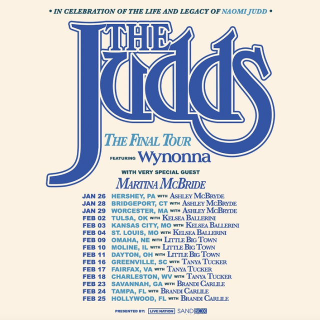 The Judds: The Final Tour lineup 2023