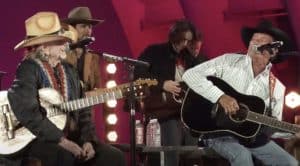 George Strait & Willie Nelson Sing Two Duets At Willie’s 90th Birthday Concert
