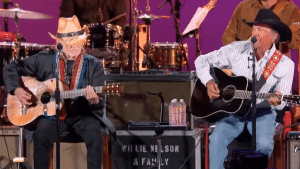 George Strait & Willie Nelson Sing Two Duets At Willie’s 90th Birthday Concert
