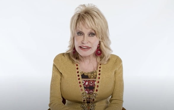 Dolly Parton during an interview
