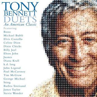 Tony Bennett cover art for his 2006 duets album