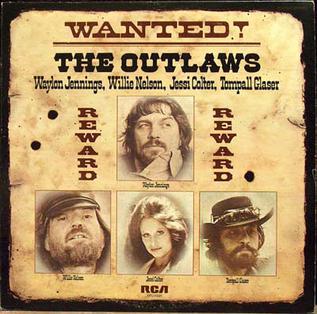 Cover art for "Wanted! The Outlaws" which Jerry Bradley helped market