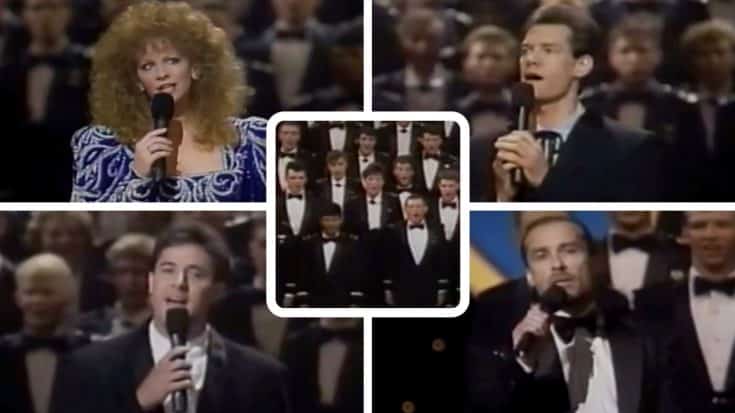 Reba, Randy Travis, & Vince Gill Sing With Air Force Choir At 1990 CMA Awards | Classic Country Music | Legendary Stories and Songs Videos