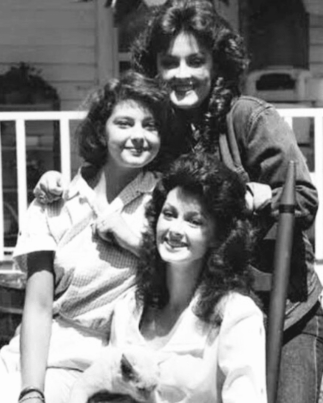 Naomi Judd with her daughters Wynonna and Ashley