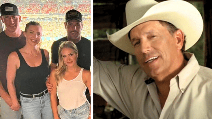 Carrie Underwood & Husband Mike Fisher Enjoy George Strait Concert In Nashville | Classic Country Music | Legendary Stories and Songs Videos