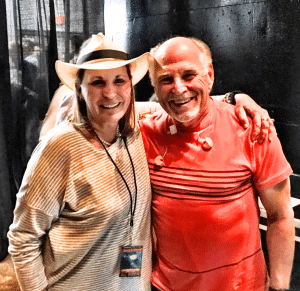 Photo of Lucy Buffett and Jimmy Buffet.