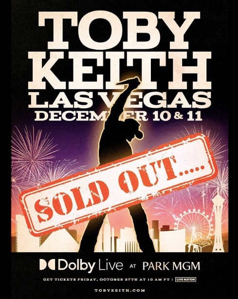 Toby Keith sold out his first two comeback concerts
