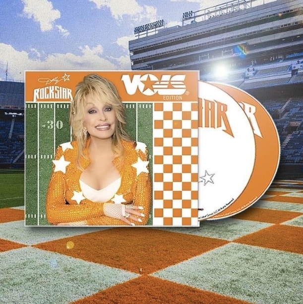 Cover art for the "Vols edition" of Dolly Parton's Rockstar album