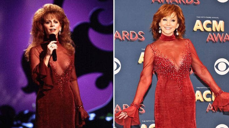 Cma Awards 1993 Reba Mcentire Looks Back On Her Iconic Red Dress