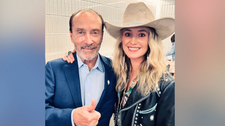 Lee Greenwood Shares Photo With Lainey Wilson At Dallas Cowboys Game